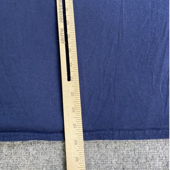 Ford Mustang T Shirt Mens Large Blue‎ Graphic Tee Logo Classic Cars Horse - Picture 8 of 8